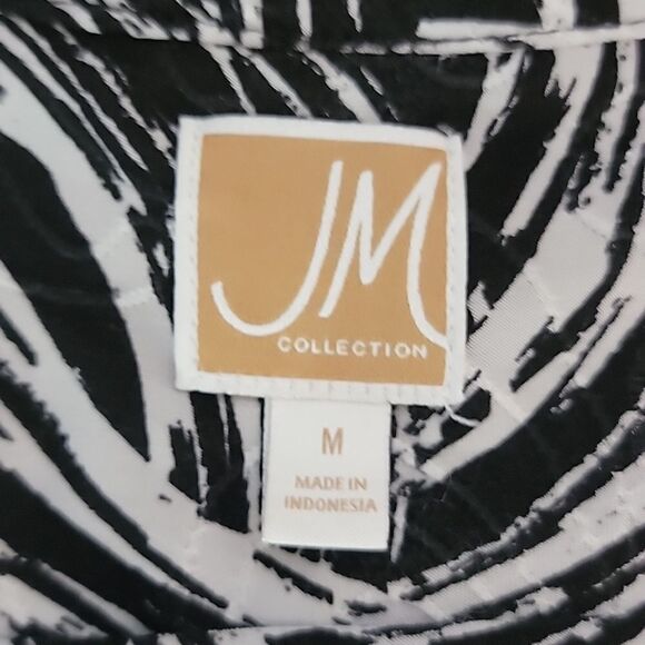 JM Collection short sleeved blouse Size M - Picture 8 of 11
